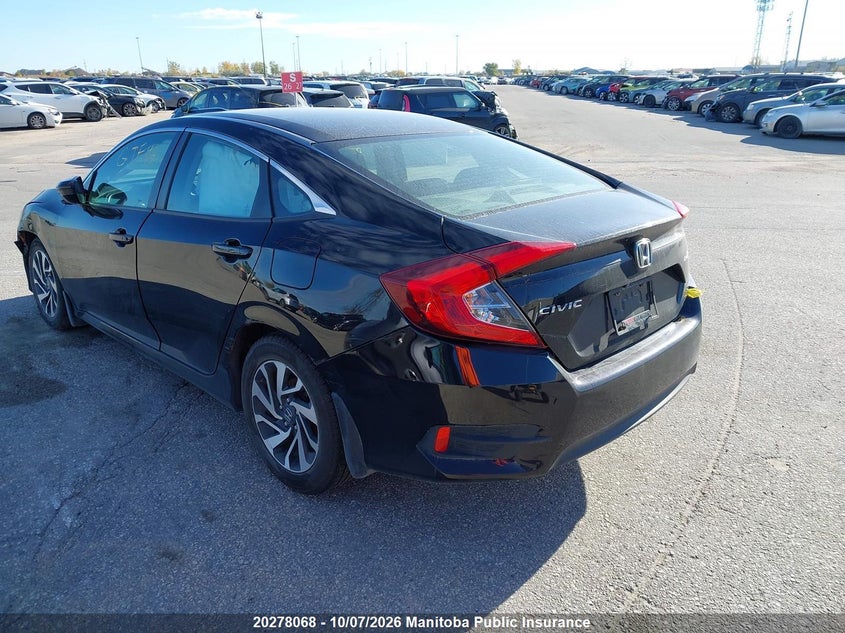 Vin: 2hgfc2f75gh027896, lot: 10289052, honda civic ex 20163