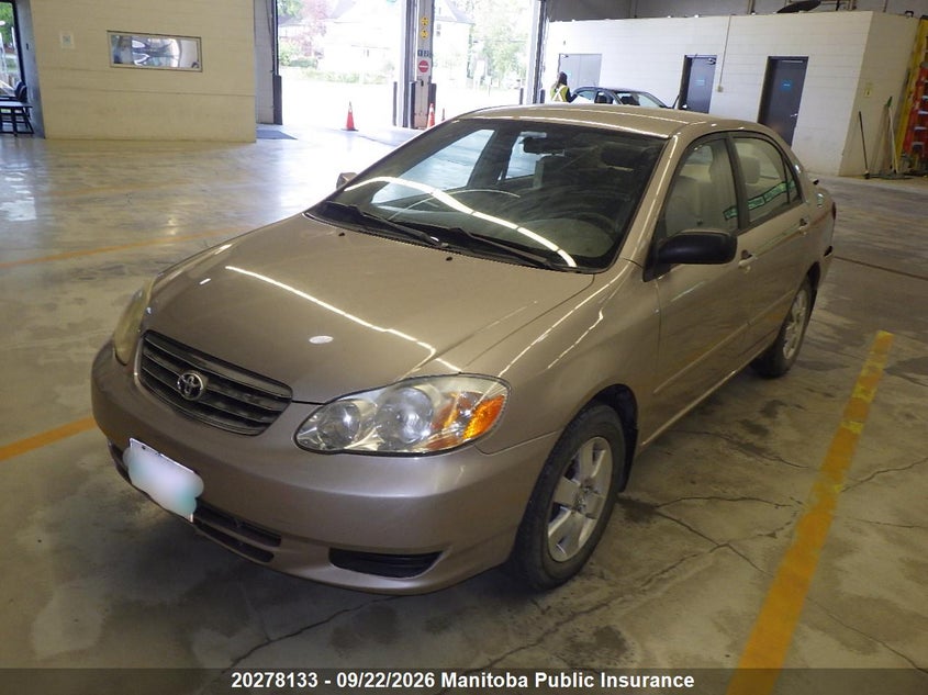 2003 Toyota Corolla, Удар ззаду, IAAI, VIN 2T1BR32E63C736878 — фото 2