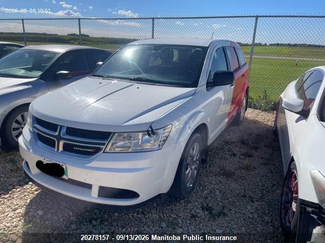 Vin: 3c4pdcab0ht584385, lot: 10289141, dodge journey se 20172