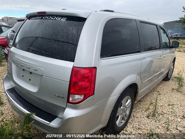 Vin: 2d4rn5dg9br701371, lot: 10289142, dodge grand caravan crew 20114