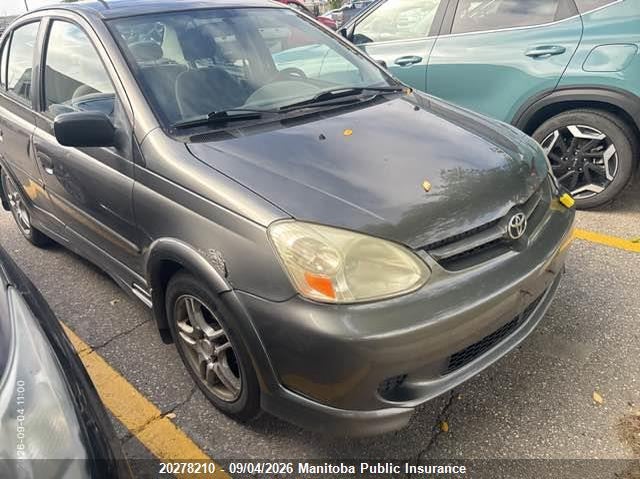 2003 Toyota Echo, Град, IAAI, VIN JTDBT123035052667