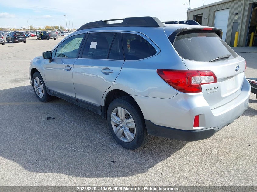 Vin: 4s4bscac0h3343393, lot: 10289204, subaru outback 2.5i 20173