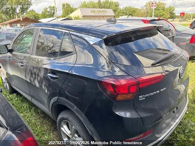 Vin: kl4mmcsl6mb104186, lot: 10289217, buick encore gx preferred null 20213