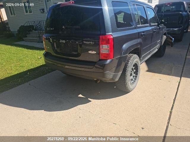 Vin: 1c4njrab5ed658579, lot: 10289244, jeep patriot sport 20142