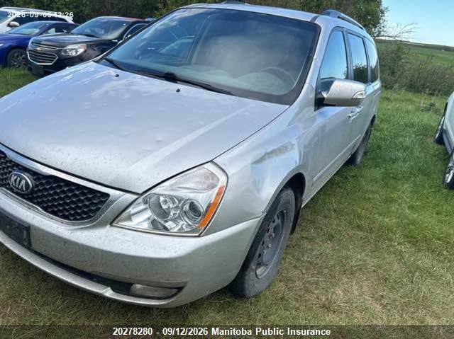 Vin: kndmg4c7xe6539985, lot: 10289264, kia sedona lx 20142