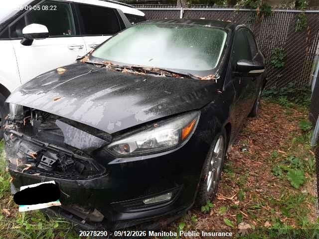 Vin: 1fadp3k24fl290639, lot: 10289274, ford focus se 20152