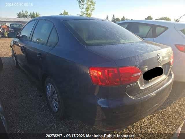 Vin: 3vw2k7aj1dm290221, lot: 10289281, volkswagen jetta 2.0 20133