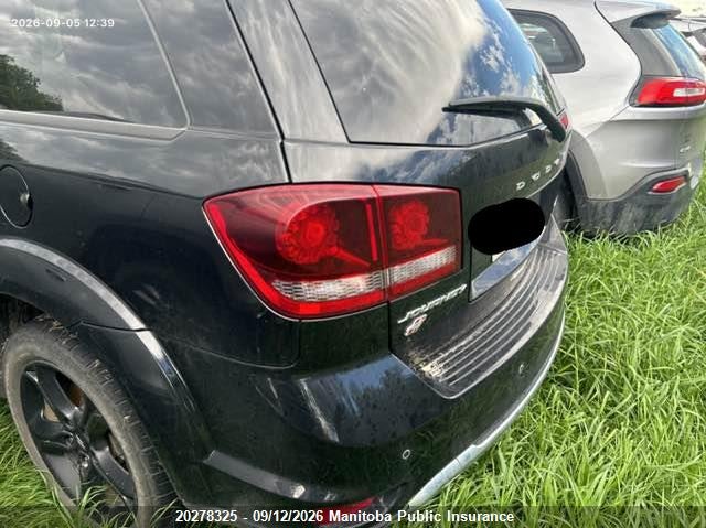 Vin: 3c4pddgg6jt260825, lot: 10289309, dodge journey crossroad 20183