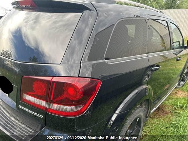 Vin: 3c4pddgg6jt260825, lot: 10289309, dodge journey crossroad 20184