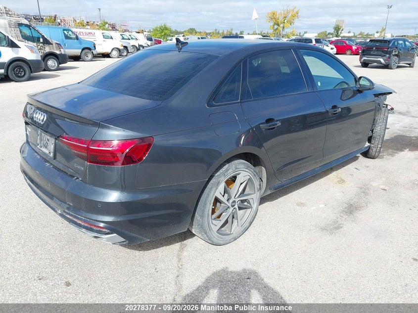 Vin: wauabaf46nn000672, lot: 10289361, audi a4 komfort 40 2.0 tfsi quattro null 20224
