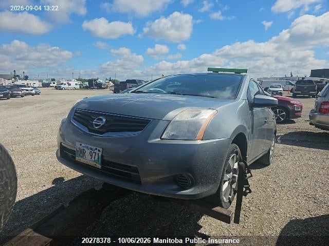 Vin: 3n1ab6ap1bl698379, lot: 10289362, nissan sentra 2.0 s 20112