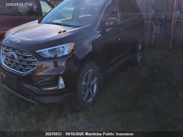 Vin: 2fmpk4j98nba57996, lot: 10289417, ford edge sel 20222