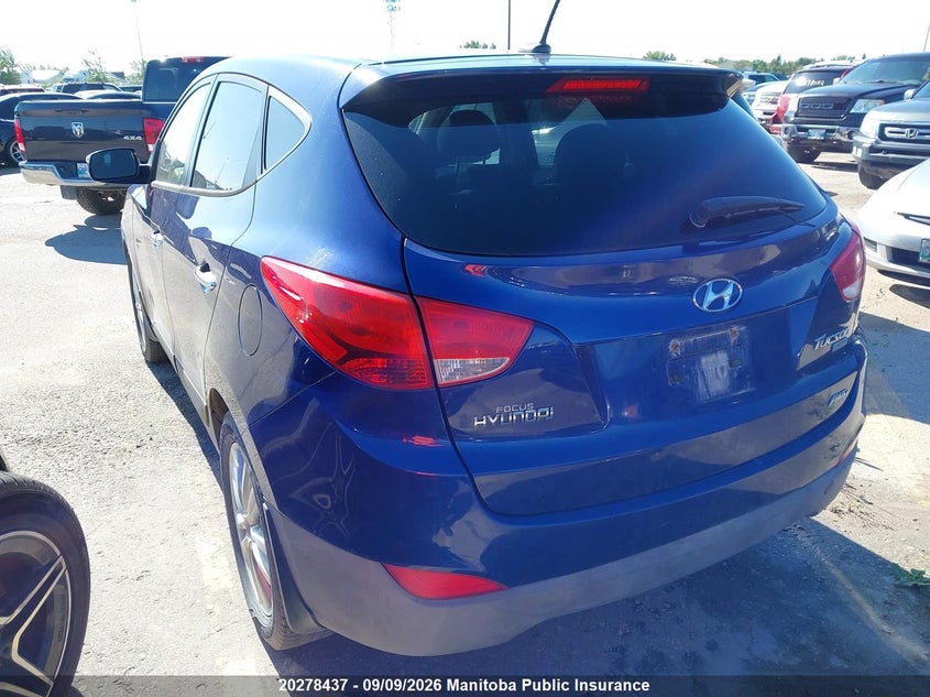 Vin: km8jucac8bu191287, lot: 10289421, hyundai tucson limited 20113