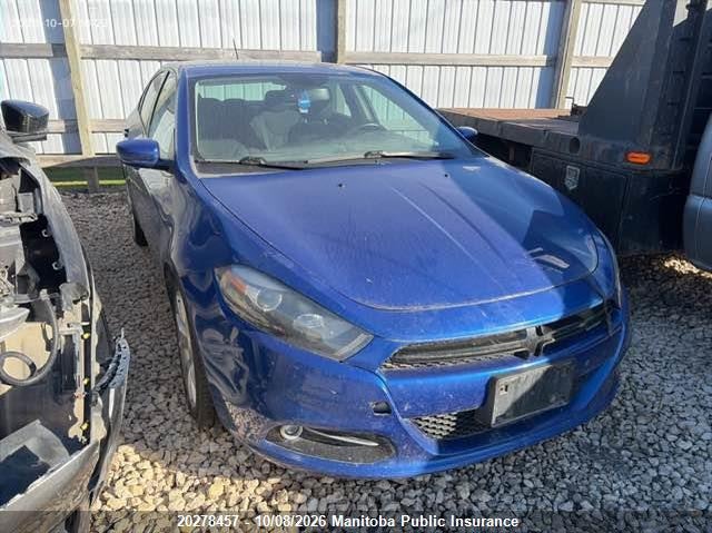Vin: 1c3cdfbaxdd291054, lot: 10289441, dodge dart sxt 20132