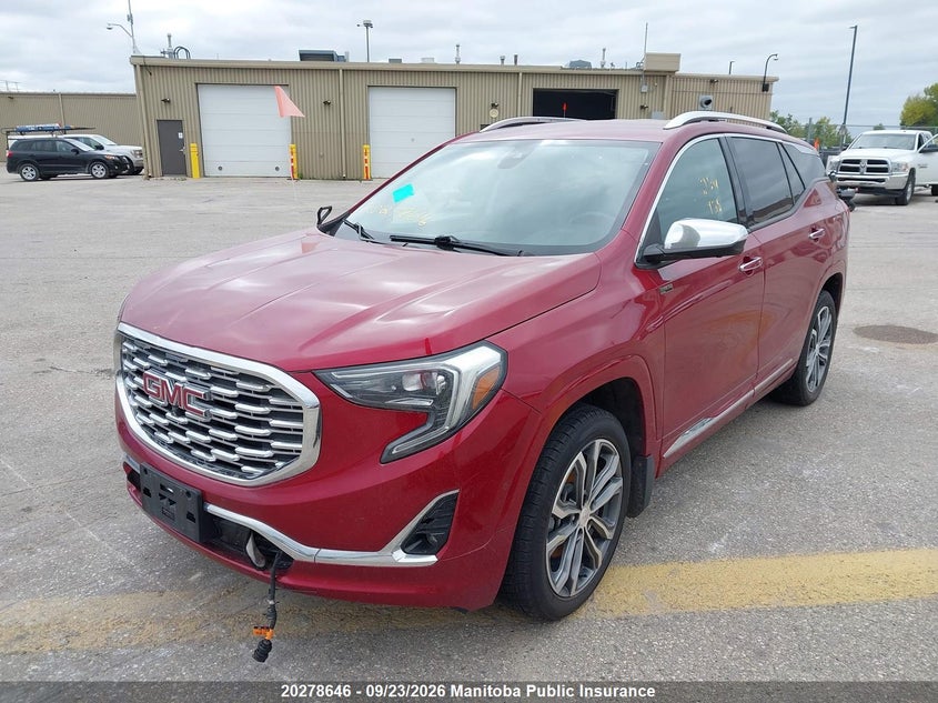 2019 GMC Terrain, Удар спереду, IAAI, VIN 3GKALXEX1KL273971 — фото 2
