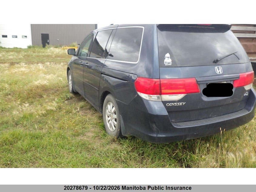 Vin: 5fnrl3h69ab503277, lot: 10289663, honda odyssey ex-l ex-l 20103