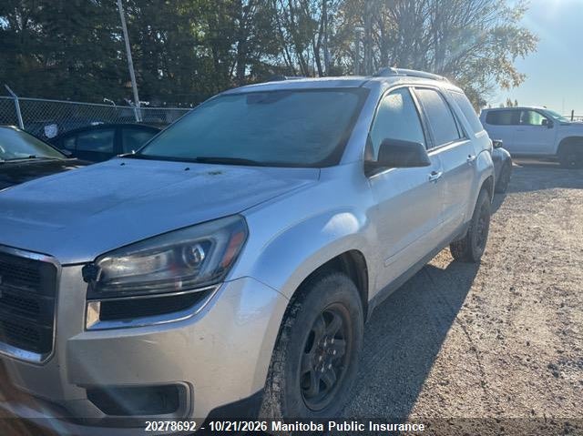 Vin: 1gkkvpkd6fj180238, lot: 10289676, gmc acadia sle 20152