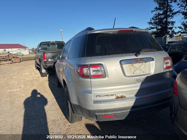 Vin: 1gkkvpkd6fj180238, lot: 10289676, gmc acadia sle 20153