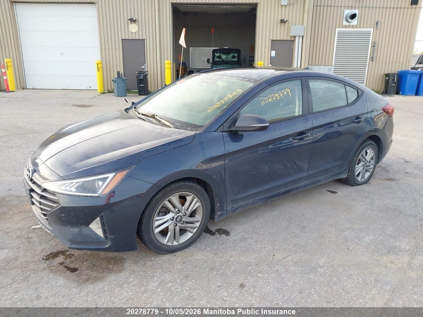 Vin: kmhd84lf1lu078877, lot: 10289763, hyundai elantra preferred 20202