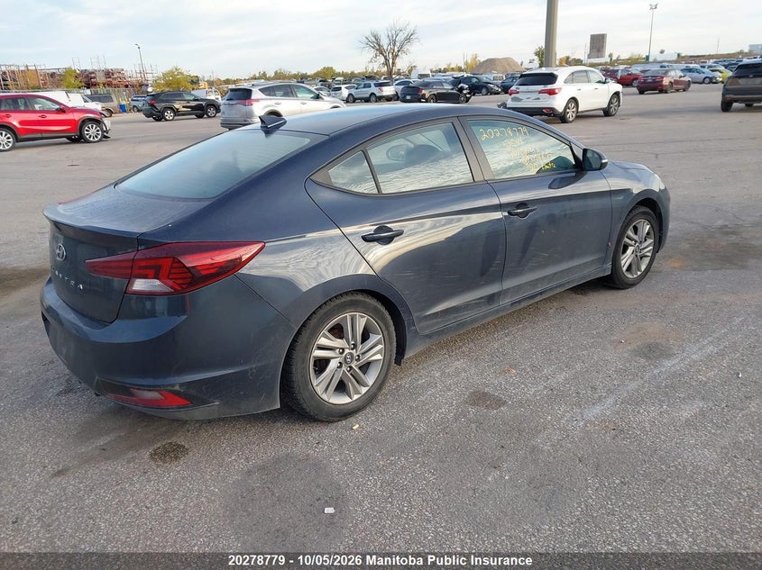 Vin: kmhd84lf1lu078877, lot: 10289763, hyundai elantra preferred 20204