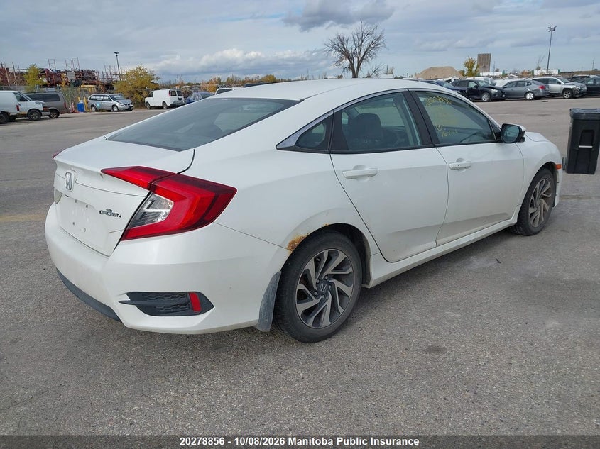 Vin: 2hgfc2f77gh009206, lot: 10289840, honda civic ex 20164