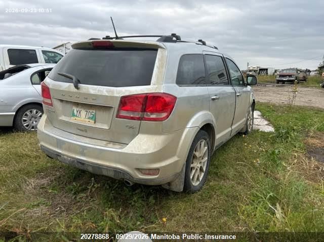 Vin: 3c4pddfg6et199922, lot: 10289852, dodge journey r/t 20144