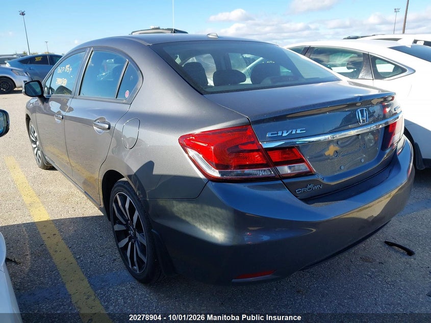 Vin: 2hgfb2f73dh042055, lot: 10289888, honda civic touring 20133