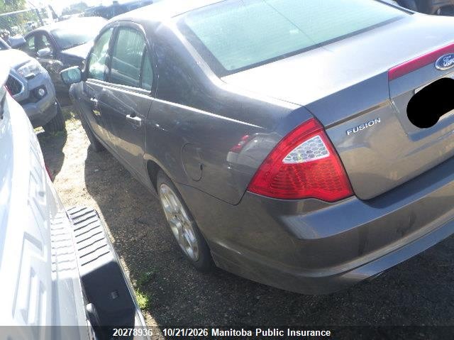 Vin: 3fahp0hg6ar106279, lot: 10289920, ford fusion se v6 20103