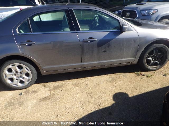 Vin: 3fahp0hg6ar106279, lot: 10289920, ford fusion se v6 20104