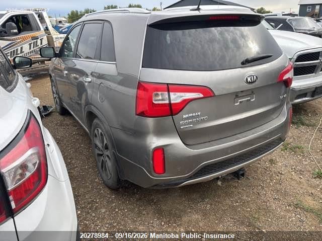 Vin: 5xykwda71fg626024, lot: 10289968, kia sorento sx/sx limited 20153