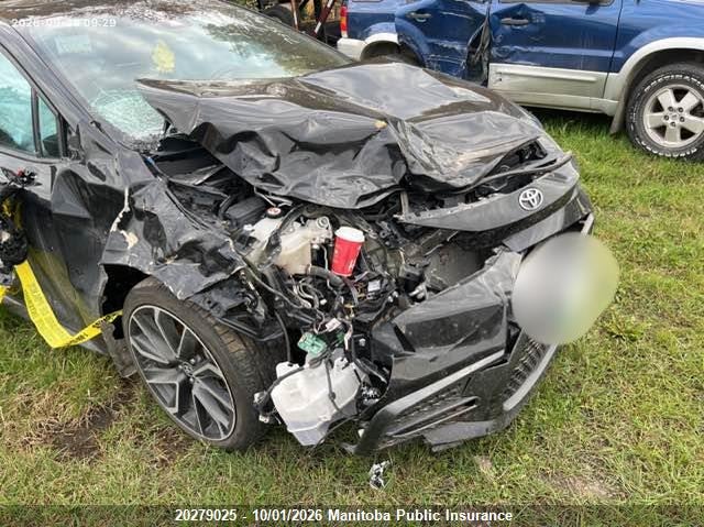 Vin: 5yfb4rbe8lp001661, lot: 10290009, toyota corolla se 20201