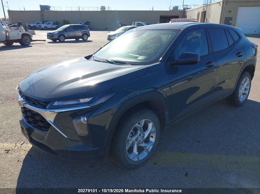 Vin: kl77lfe25sc304040, lot: 10290085, chevrolet trax ls 20252
