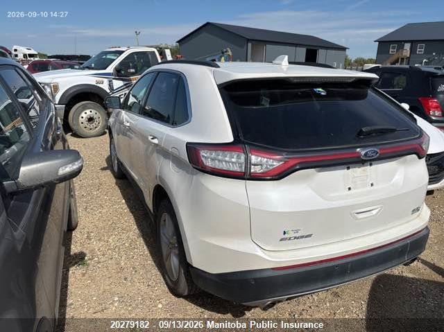Vin: 2fmtk4j95fbb14218, lot: 10290166, ford edge sel 20153