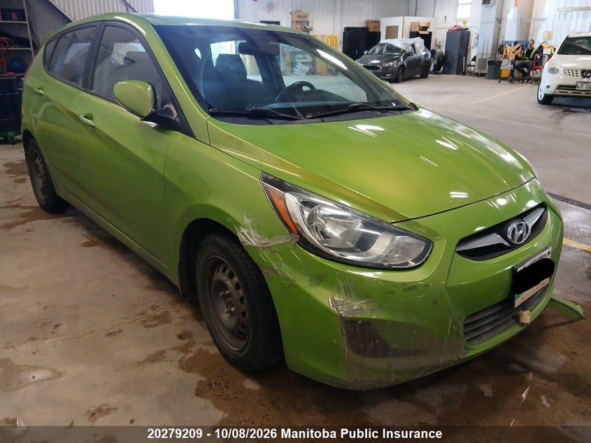 Vin: kmhcu5ae6cu009481, lot: 10290193, hyundai accent gls 20121