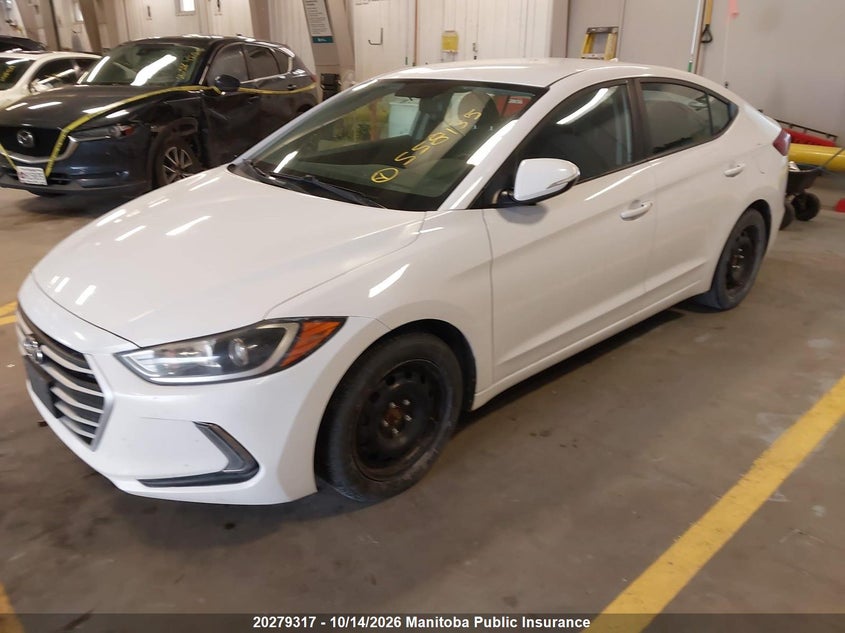 Vin: kmhd84lf6ju558135, lot: 10290301, hyundai elantra gl 20182
