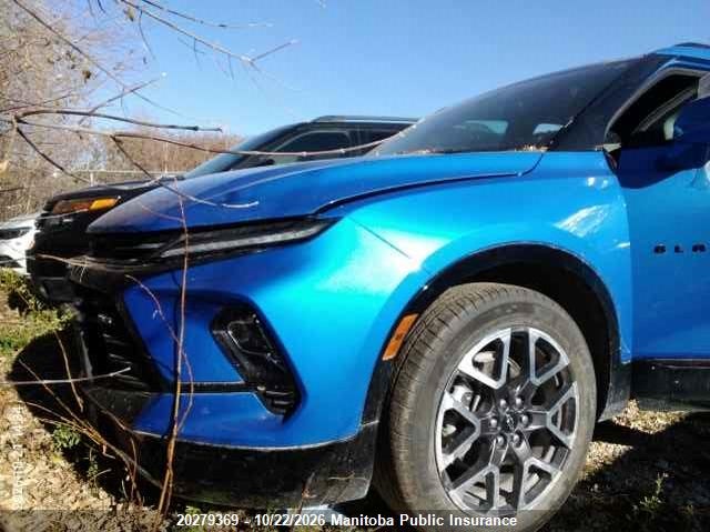 Vin: 3gnkbkrs8ss129321, lot: 10290353, chevrolet blazer rs 20252