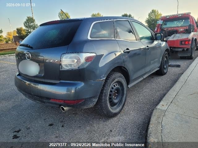 Vin: jm3er2b58b0407896, lot: 10290361, mazda cx -7 gx 20112