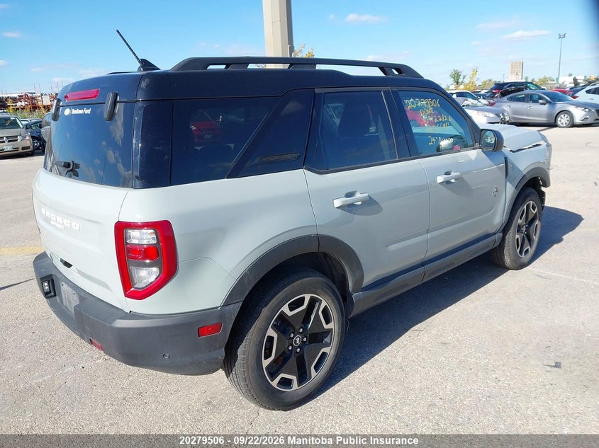 Vin: 3fmcr9c66rre56861, lot: 10290490, ford bronco sport outer banks 20244