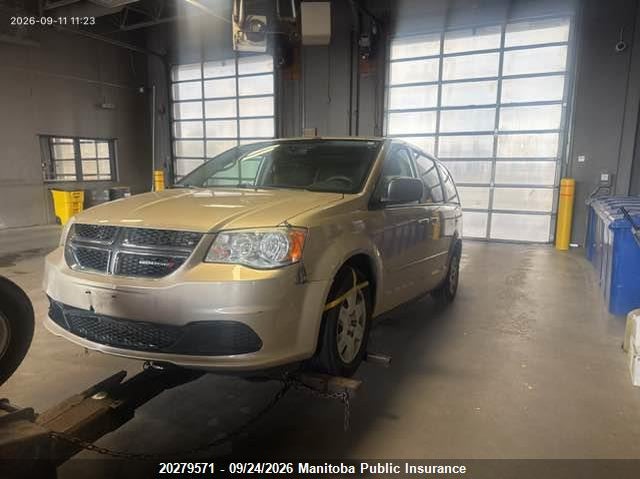 Vin: 2c4rdgbg4dr587796, lot: 10290555, dodge grand caravan se 20134