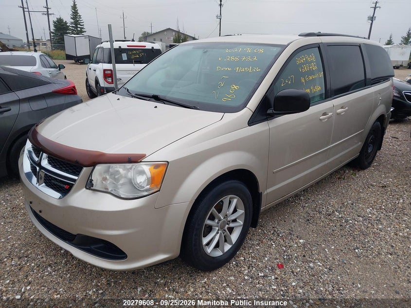 2014 Dodge Caravan, Град, IAAI, VIN 2C4RDGBG8ER288782 — фото 2