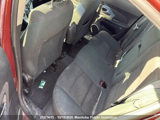 Vin: 1g1pf5sc6c7198914, lot: 10290603, chevrolet cruze lt turbo 20122