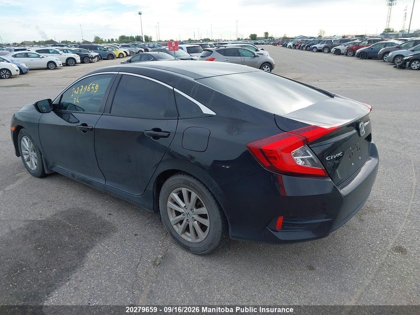 Vin: 2hgfc2f73gh030988, lot: 10290643, honda civic ex 20163