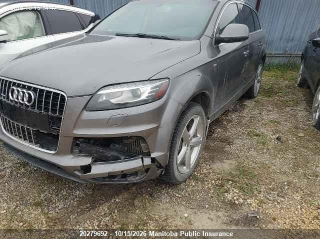 Vin: wa1mmcfe4bd001989, lot: 10290676, audi q7 v6 tdi 20112