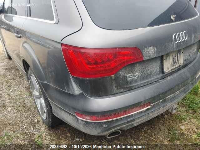 Vin: wa1mmcfe4bd001989, lot: 10290676, audi q7 v6 tdi 20113