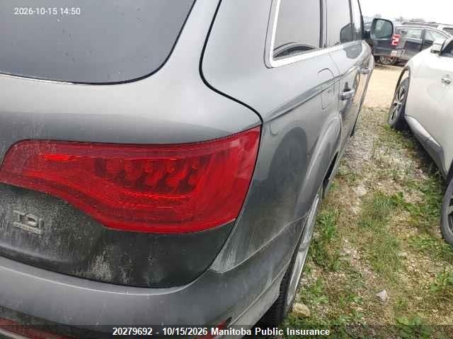 Vin: wa1mmcfe4bd001989, lot: 10290676, audi q7 v6 tdi 20114