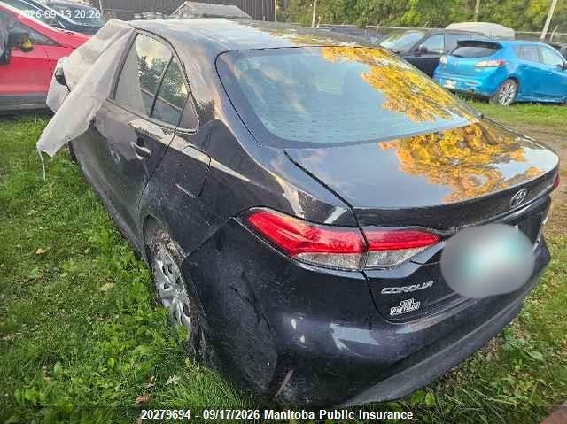 Vin: 5yfbprbe8lp061821, lot: 10290678, toyota corolla le 20203