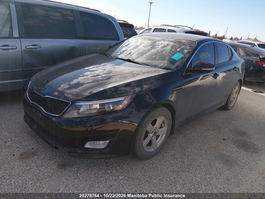 Vin: knagm4a73e5496697, lot: 10290748, kia optima lx 20142
