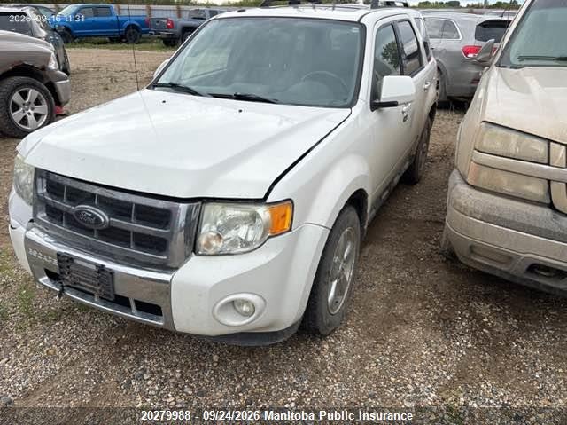 Vin: 1fmcu9eg5bkb81014, lot: 10290972, ford escape limited v6 20112