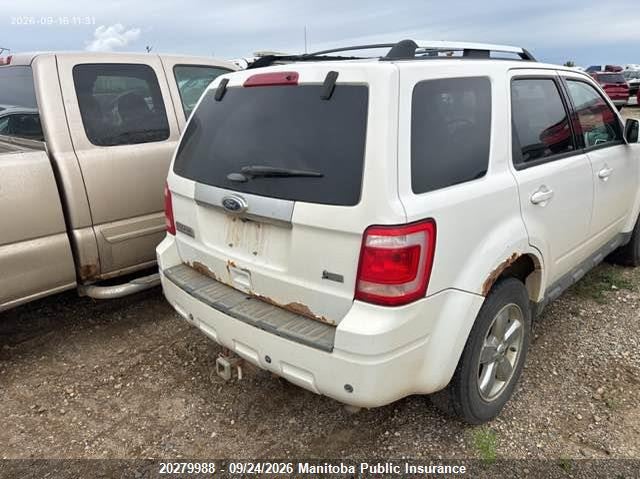 Vin: 1fmcu9eg5bkb81014, lot: 10290972, ford escape limited v6 20114