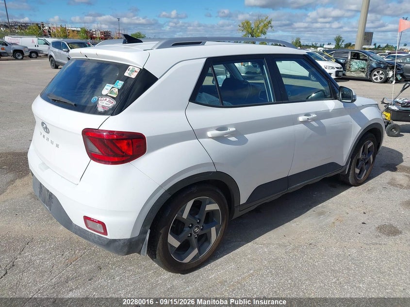 Vin: kmhrc8a3xnu205293, lot: 10291000, hyundai venue trend 20224